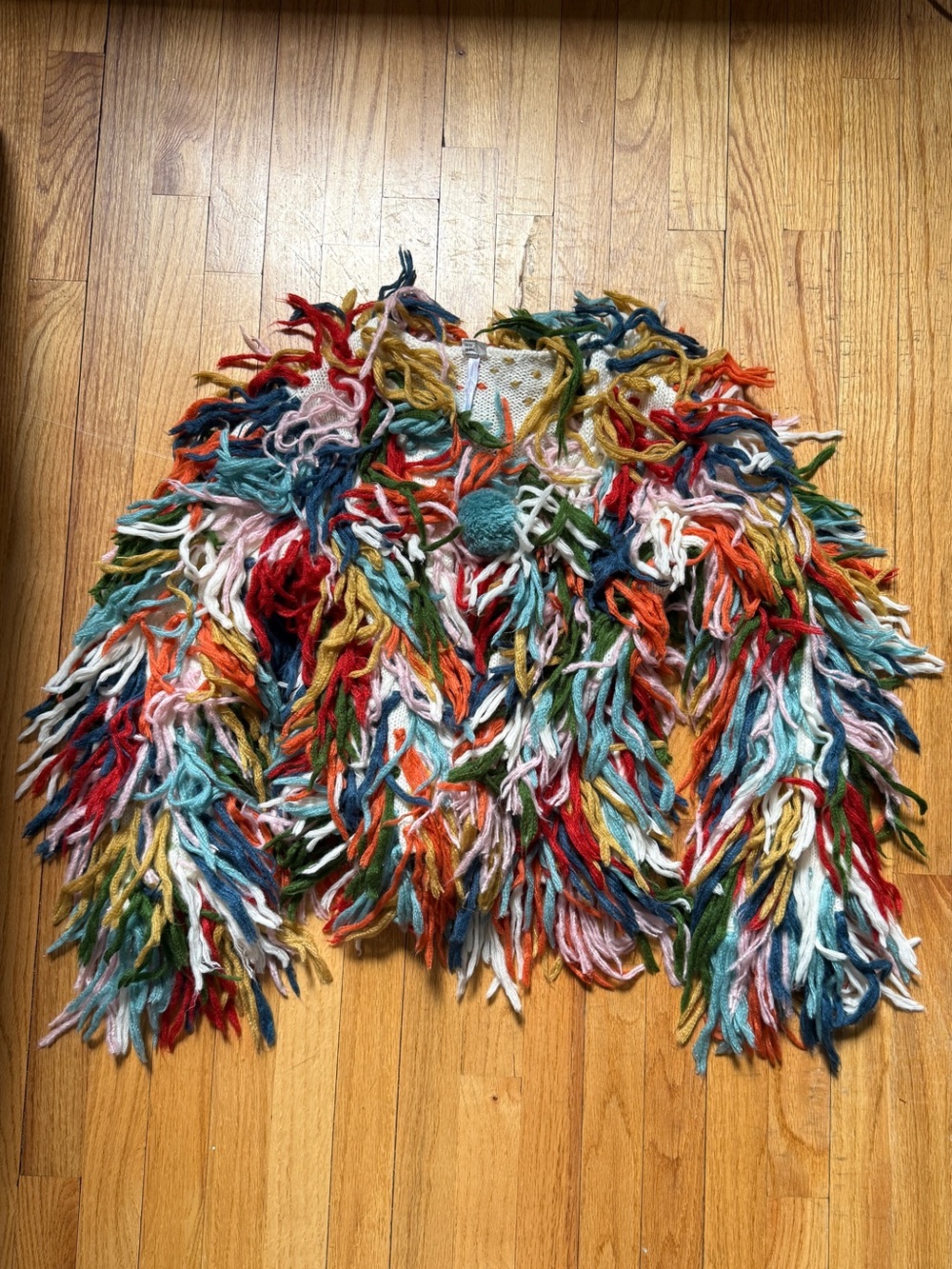 Andi Bagus Multicolor Shaggy Jacket